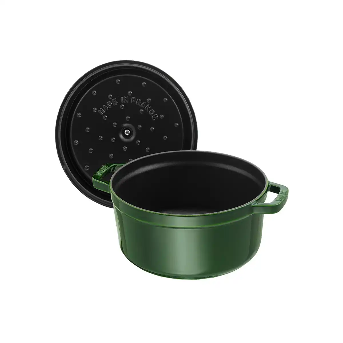 ქვაბი თუჯის 24 სმ Basil Green Staub - Image 4