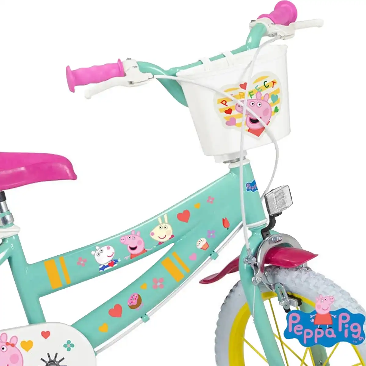 Peppa pig bike top with doll seat