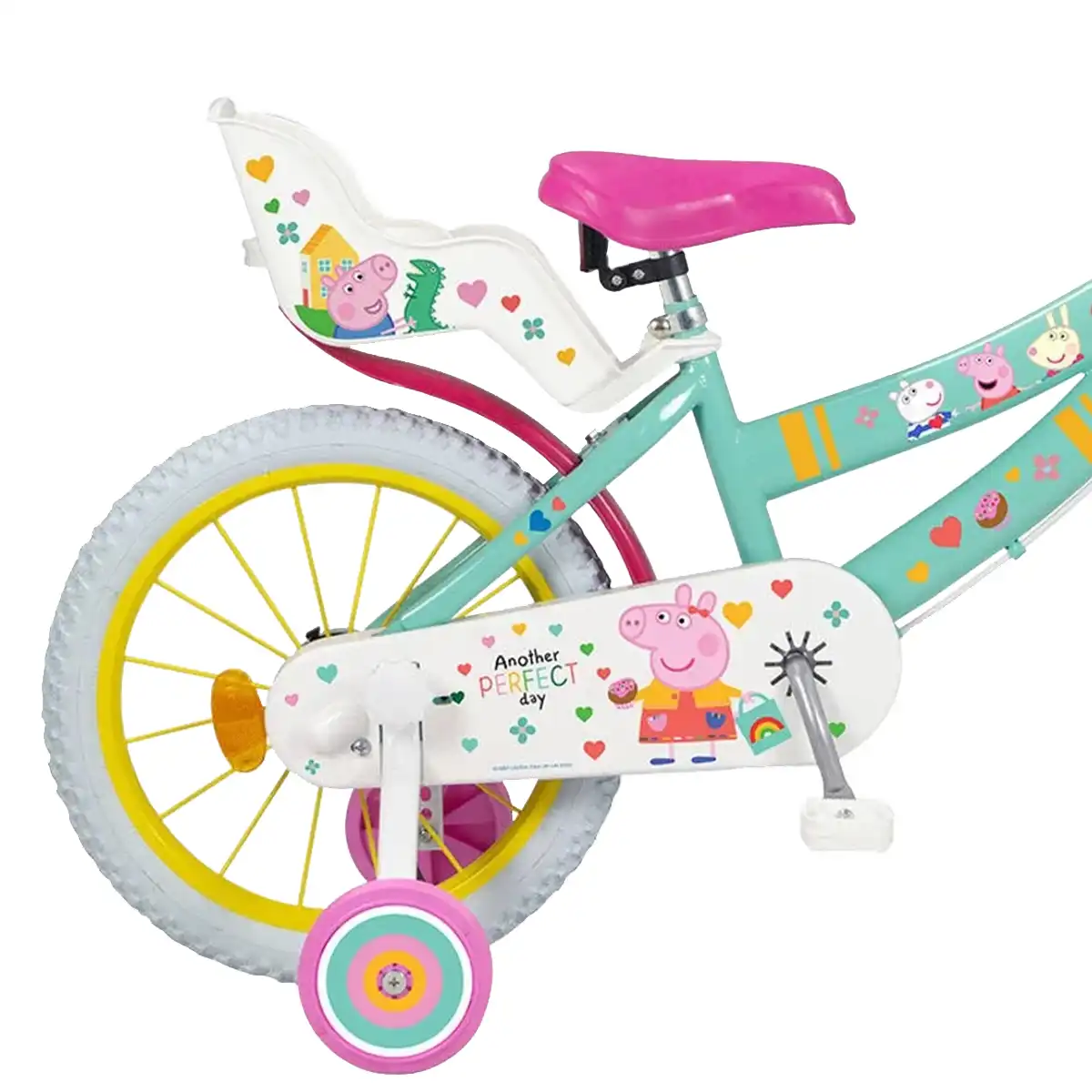 Peppa pig bike outlet with doll seat