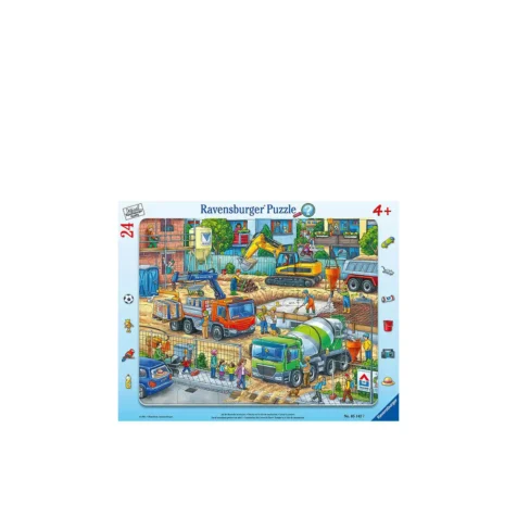 ფაზლი 24 ნაწილით Busy Constraction Ravensburger