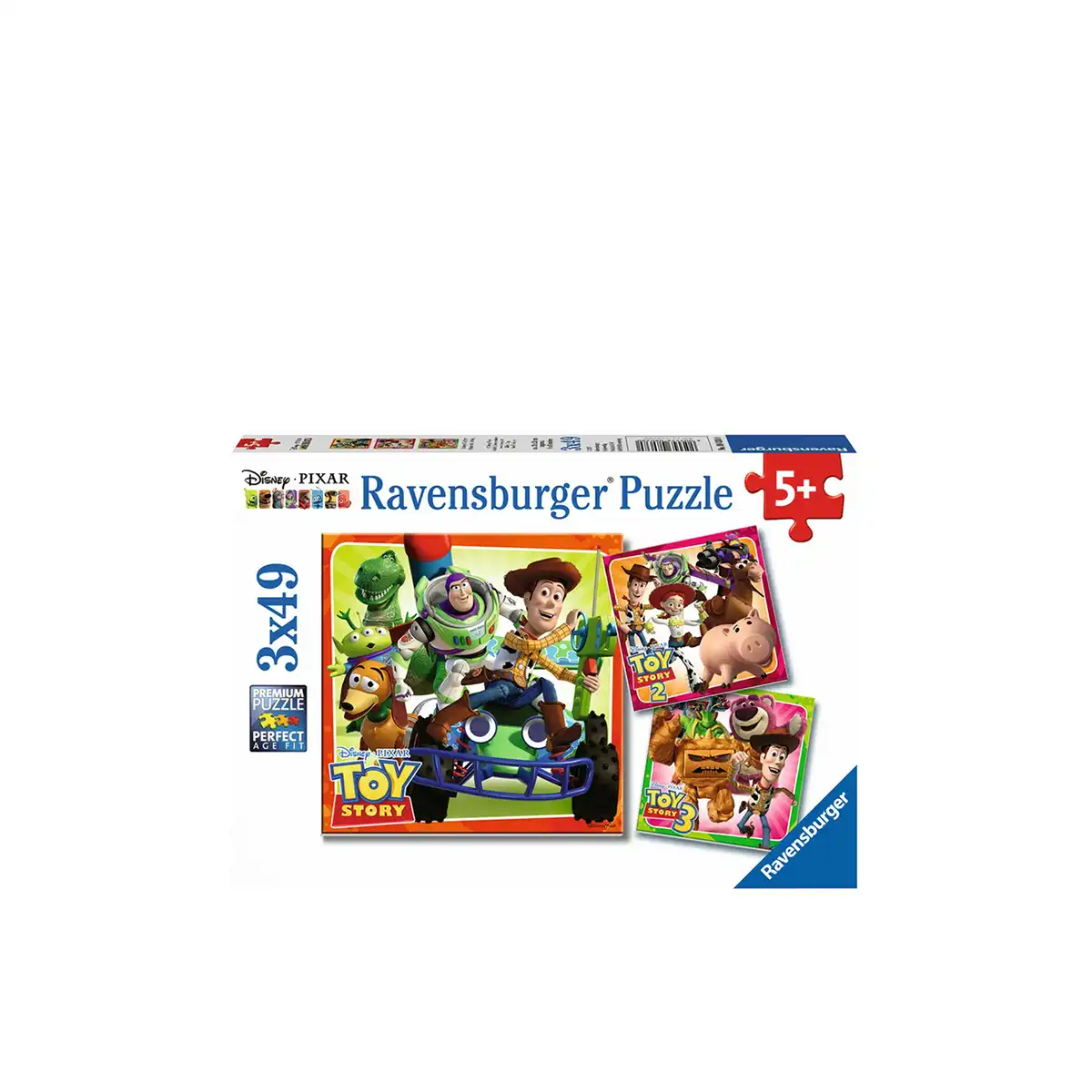 Ravensburger - Super Mario Jigsaw Puzzle, 3 x 49  