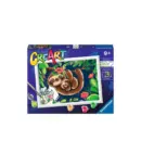 გასაფერადებელი ციფრებით Sweet Sloths CreArt Ravensburger