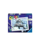 გასაფერადებელი ციფრებით Pod Of Dolphins CreArt Ravensburger