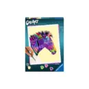 გასაფერადებელი ციფრებით Zebra CreArt Ravensburger