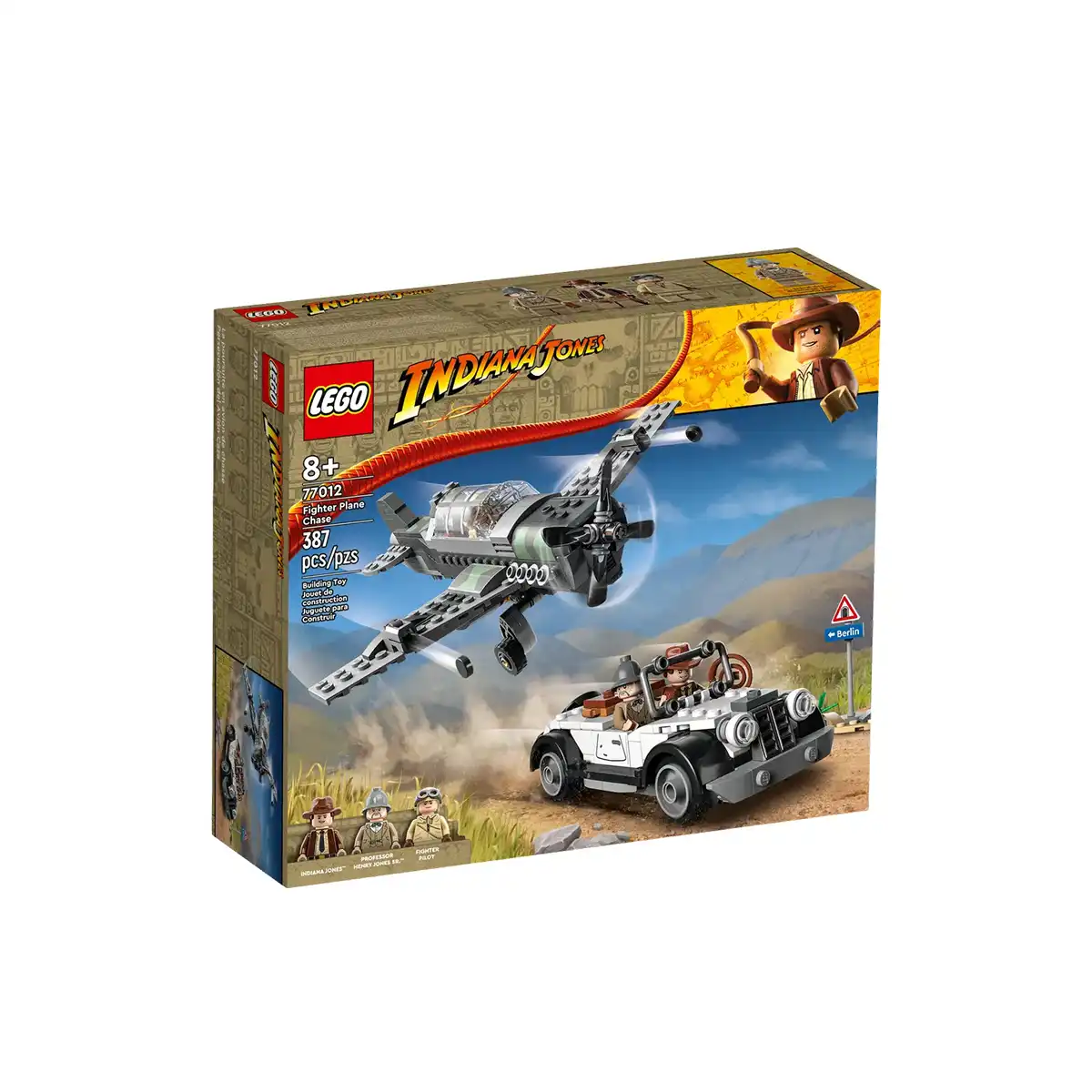 77012 Lego Indiana Jones Fighter Plane Chase 387 Pieces SuperStore.ge Online shop of Super chain stores