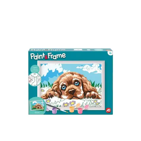 AS-Loving Puppy Numbers With Frame Set