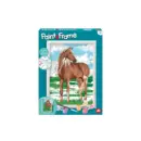 გასაფერადებელი ნაკრები ციფრების მიხედვით ჩარჩოთი Wild Horse AS