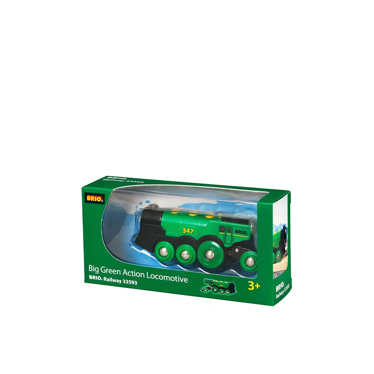 BRIO Railway - Big Green Action Battery Locomotive 1 item