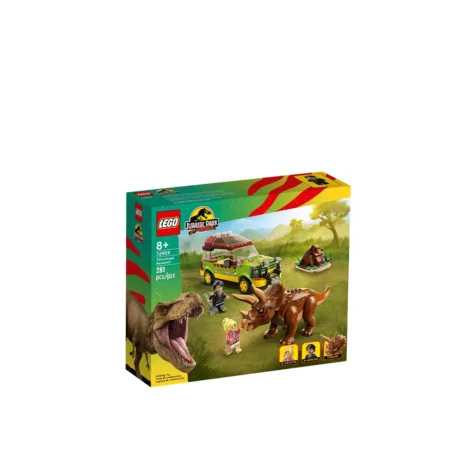 კუბიკების 281 ერთეული Triceratops Research Jurassic World Lego