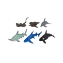 ნაკრები ოკეანის ცხოველების ფიგურების 1x6 Animal World Johntoy