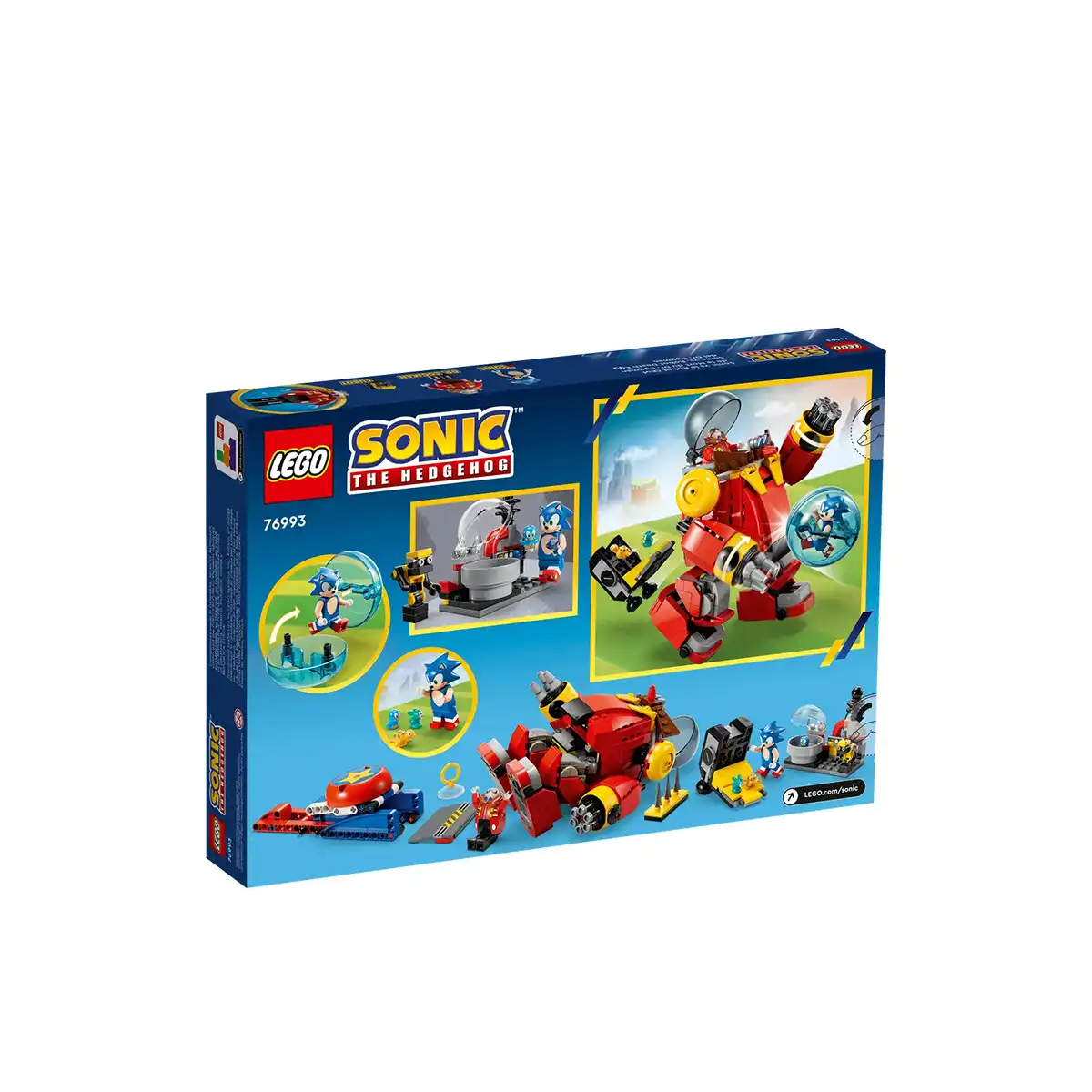 LEGO® Sonic the Hedgehog™ Sonic vs. Dr. Eggman's Death Egg Robot 76993 (615  Pieces)