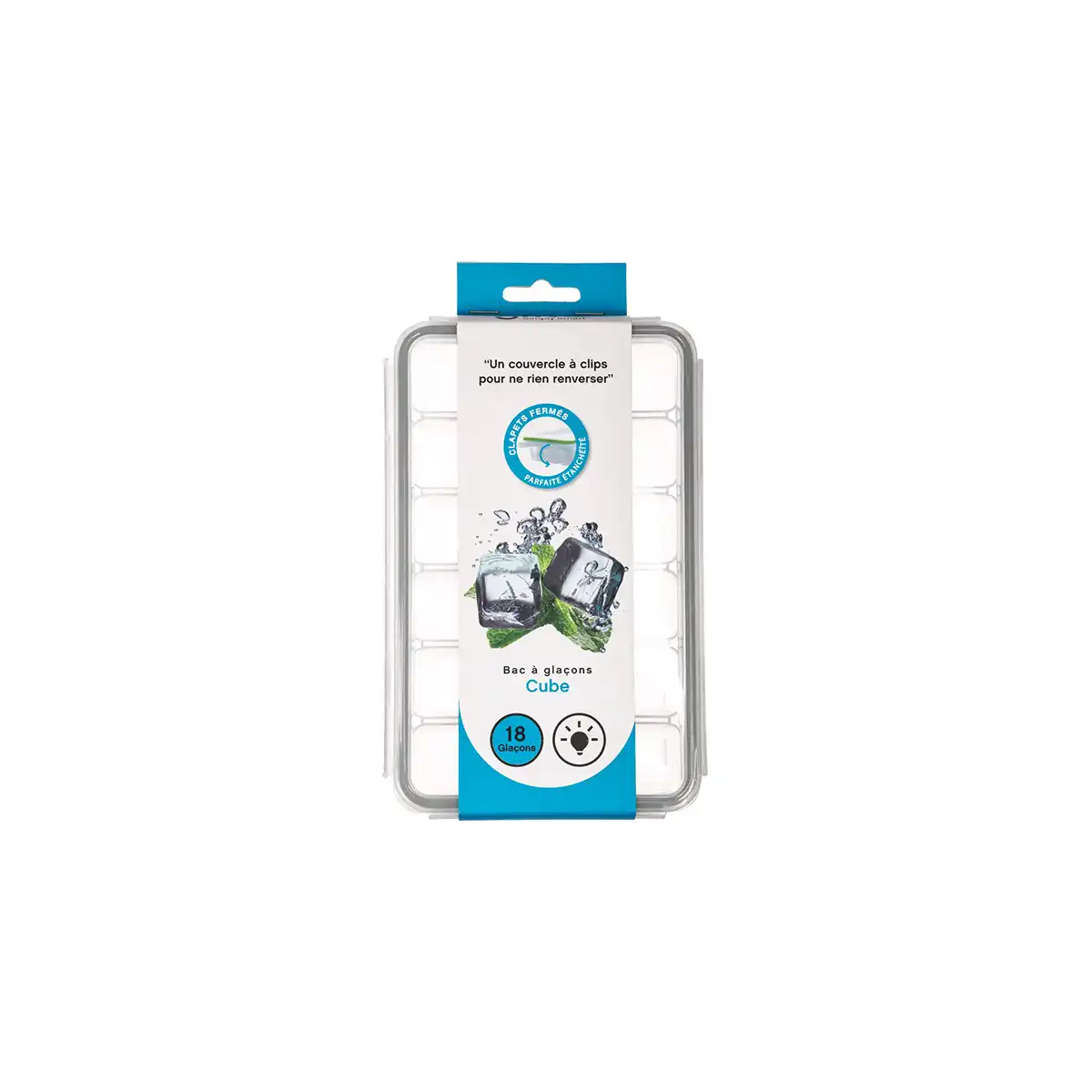 5 Five Simply Smart Ice Cube Former With Lid 20x12.5 CM - Image 2