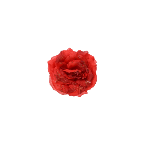 Kaemingk Christmas Decorative Flower Rose On A Clip 19 CM