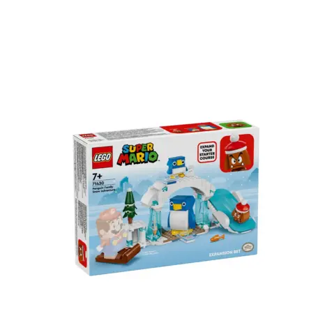 კუბიკები 228 ერთეული Penguin Family Snow Adventure Expansion Set Super Mario Lego
