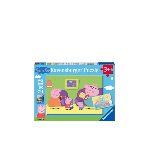 ფაზლი 2x12 ნაწილით Peppa Pig Ravensburger