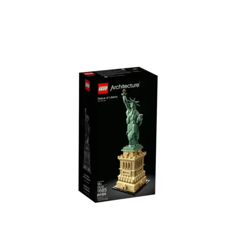 კუბიკების 1685 ერთეული Statue of Liberty Architecture Lego