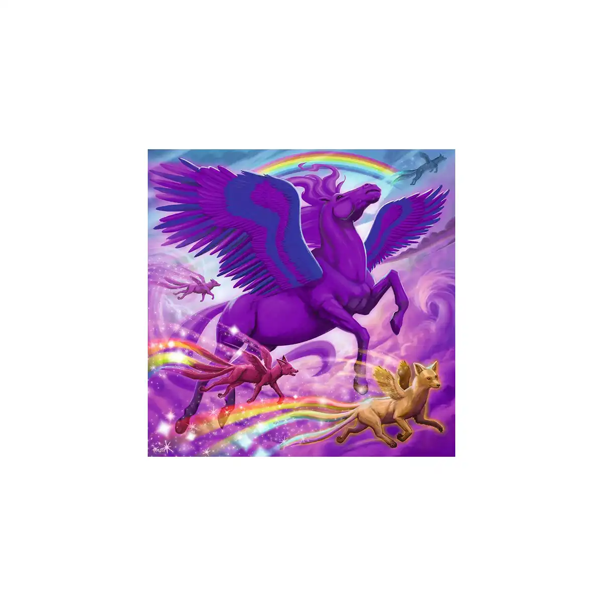 Ravensburger-Mythical Majesty Jigsaw Puzzle 3x49 Pieces - Image 4