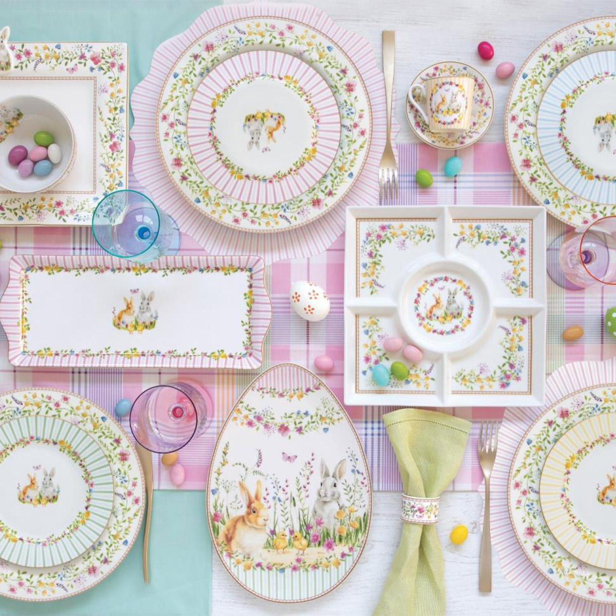 სააღდგომო თეფში სადილის ფაიფურის 26.5 სმ Happy Easter Easy Life - Image 2