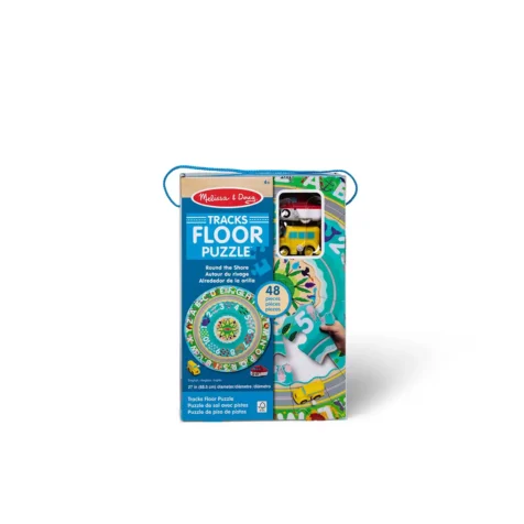 Melissa & Doug-Round the Shore Tracks Floor Puzzle 48 Pieces