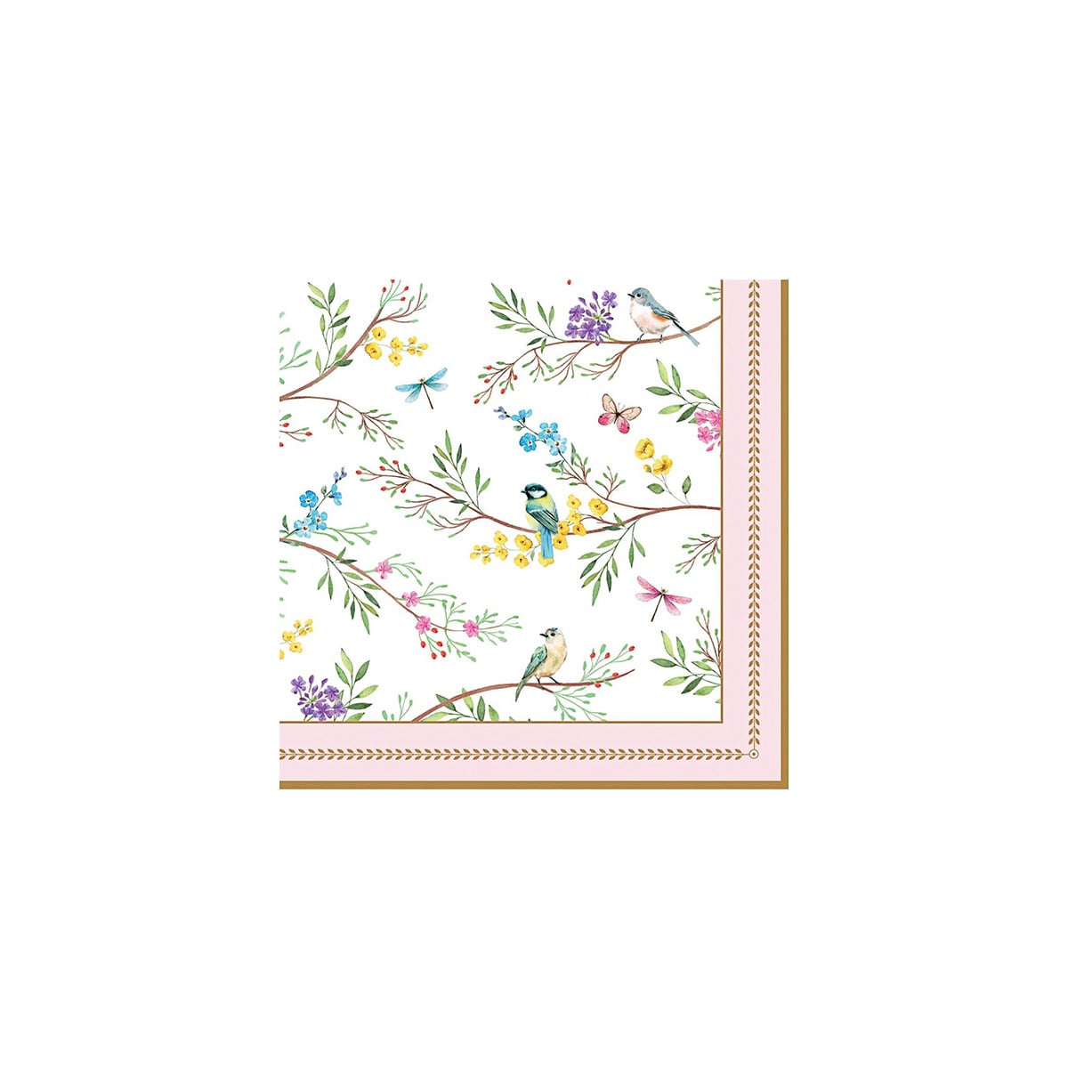 Easy Life Birds Melody Napkins 33x33 CM 1x20
