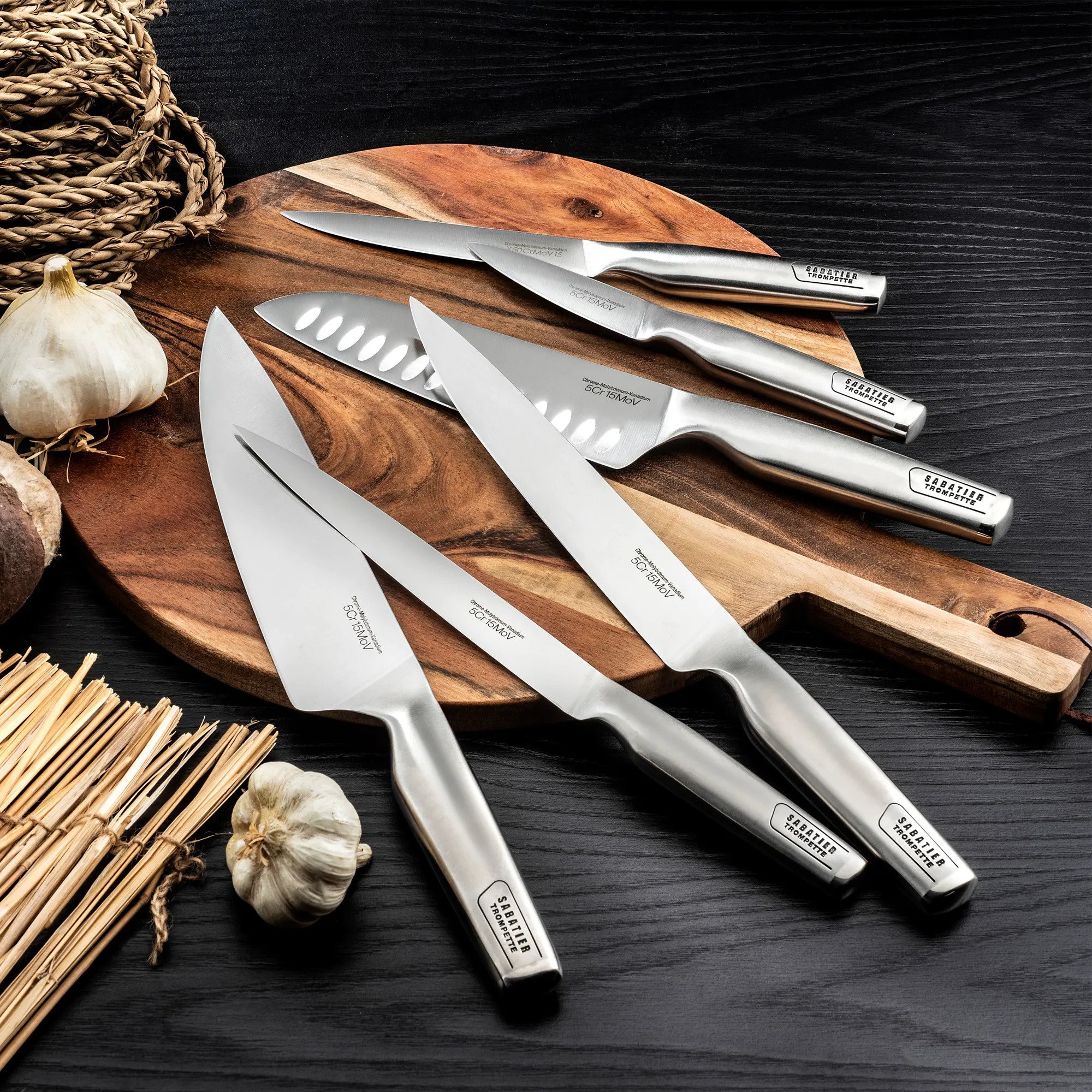 Sabatier Trompette Asean Santoku knife 17 CM - Image 4