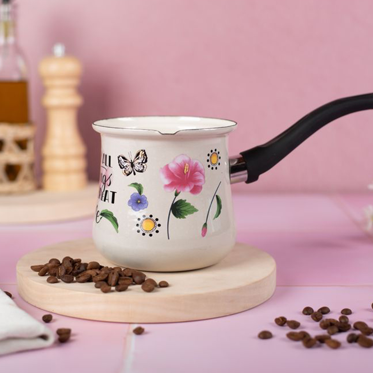 Metalac Spring Enamelled Coffee Pot 0.7 L - Image 2