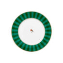 თეფში 21 სმ Stripes Green Love Birds Pip Studio