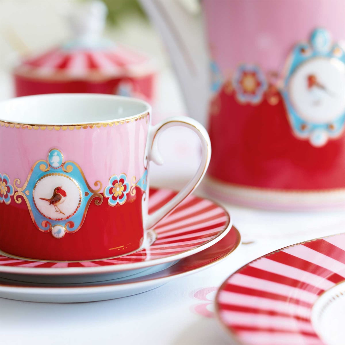 ფინჯანი 250 მლ Medallion Love Birds Pip Studio - Image 2
