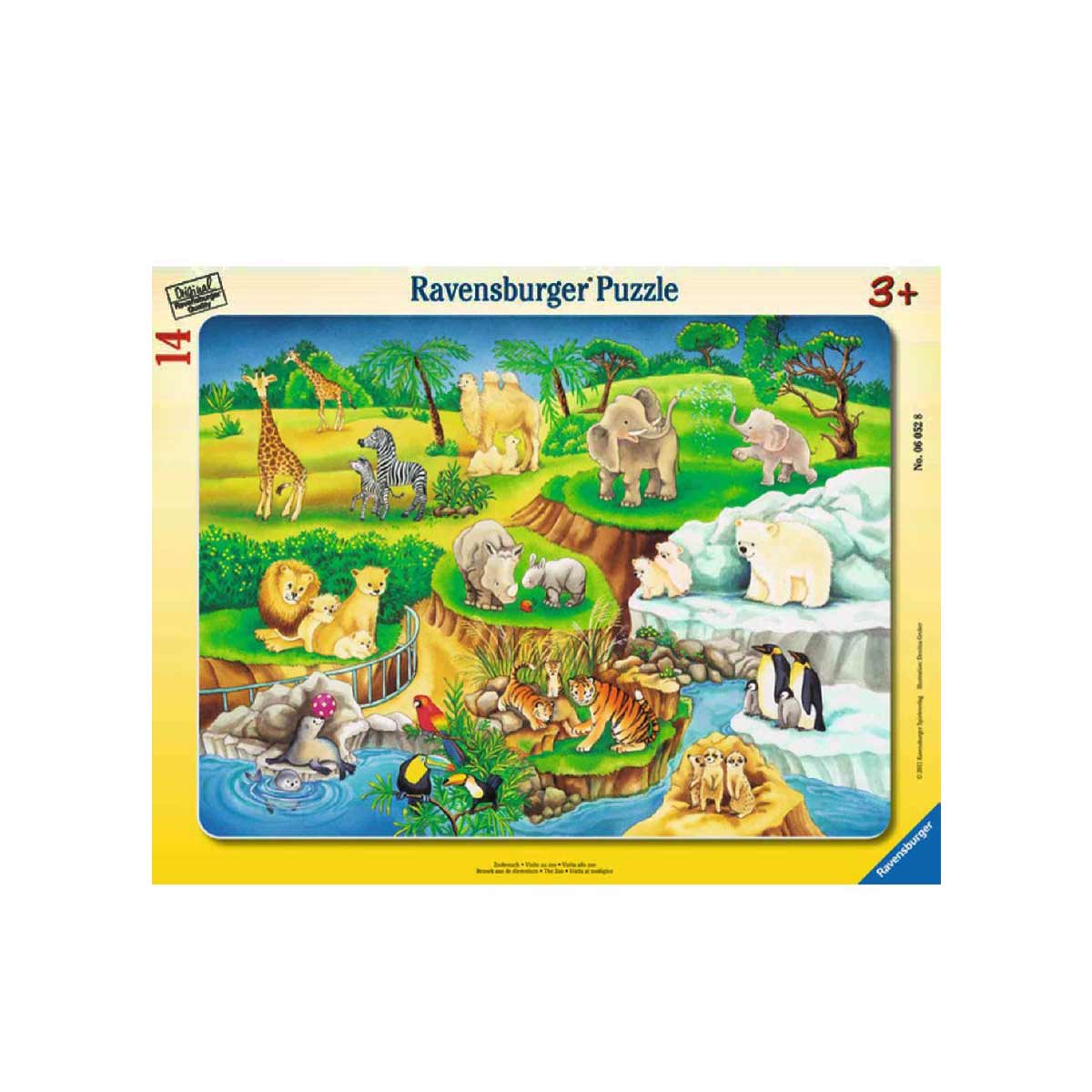 Ravensburger-Zoo Jigsaw Puzzle 14 Pieces