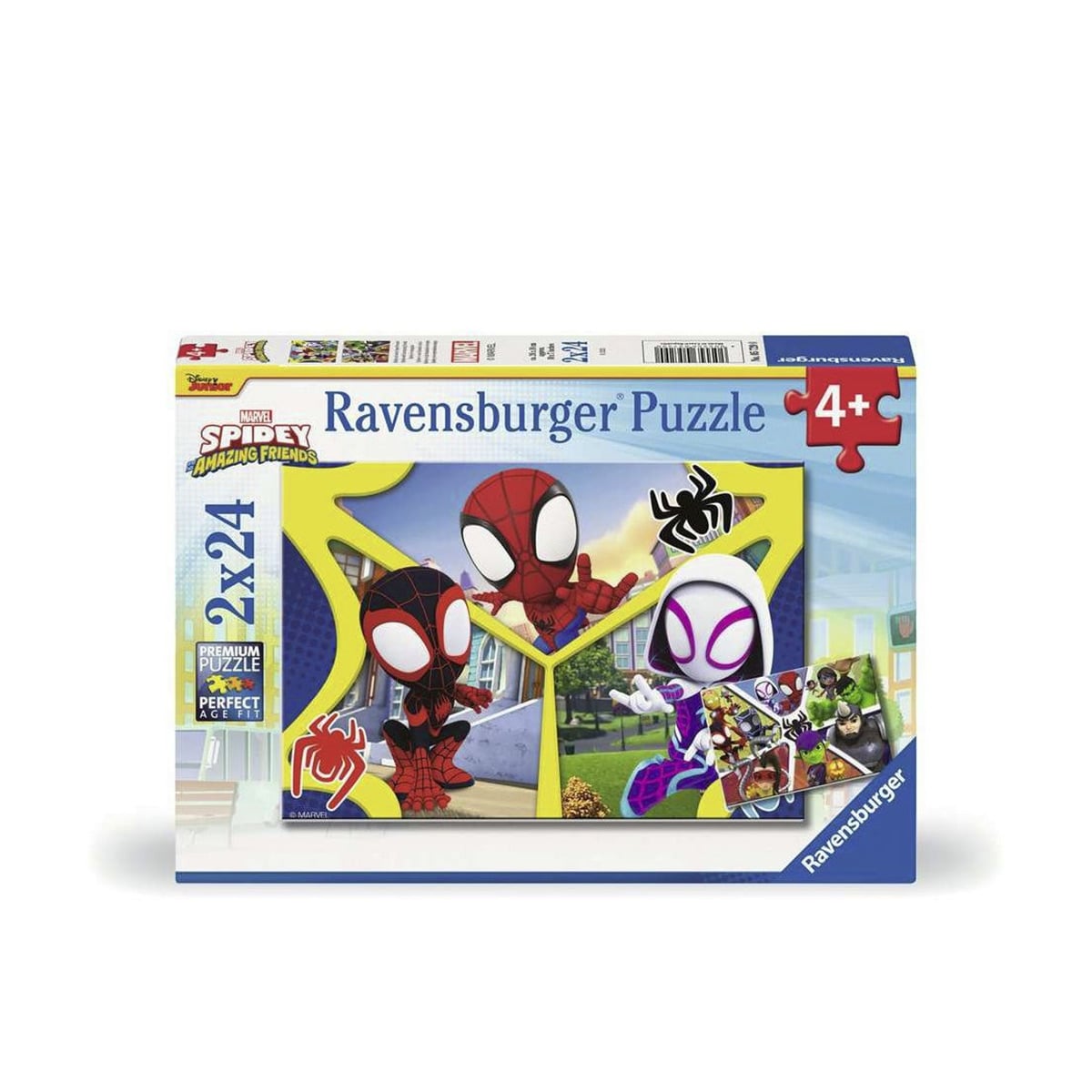 ფაზლი 2×24 ნაწილით Spidey Ravensburger