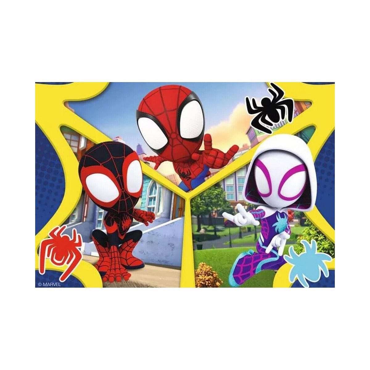 ფაზლი 2×24 ნაწილით Spidey Ravensburger - Image 2