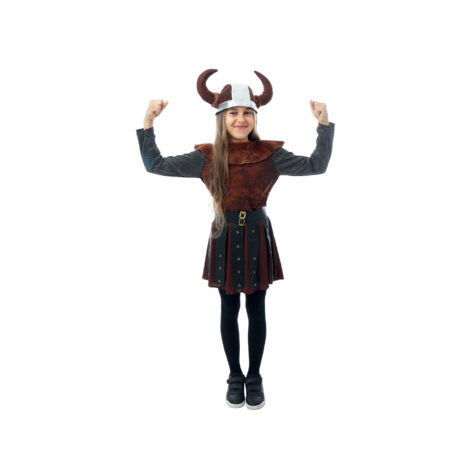 P'tit Clown-Viking Costume Girl 7/9 Years