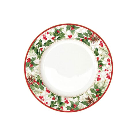 Easy Life Christmas Berries Christmas Plate Porcelain 26.5 CM
