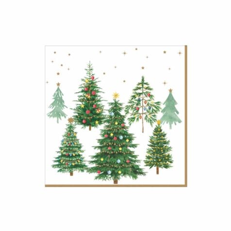 საახალწლო ხელსახოცები 33x33 სმ Festive Trees Easy Life