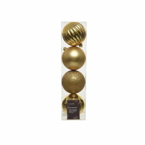 Kaemingk Christmas Tree Bauble Set 10 CM 1x4