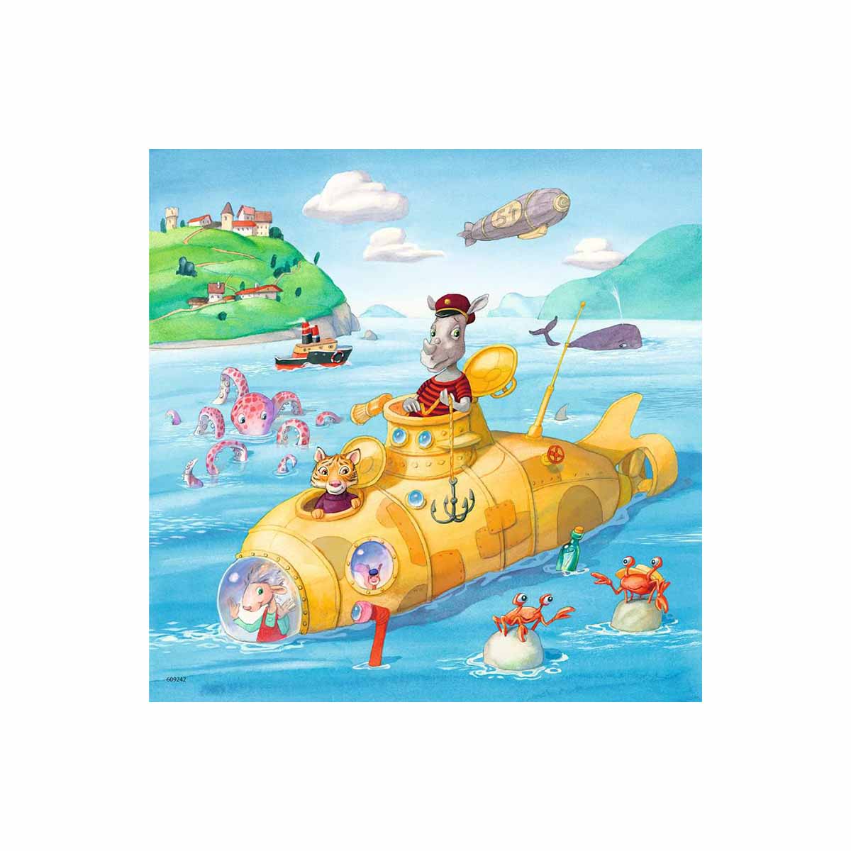ფაზლი 3×49 ნაწილით Fun On The Water Ravensburger - Image 3