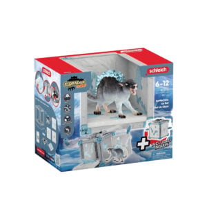 ყინულის გამოქვაბული ვირთხის ფიგურით BattleCave Ice Rat Eldrador Creatures Schleich