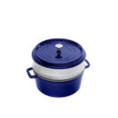 ქვაბი თუჯის უჟანგავი ფოლადის საწურით 5.2 ლ La cocotte Staub