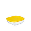Pyrex Cook & Store Glass Dish With Plastic Lid 20x17x6 CM