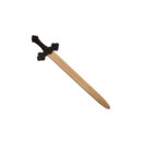 Holzspielerei-Black Knight's Sword Wooden 60 CM