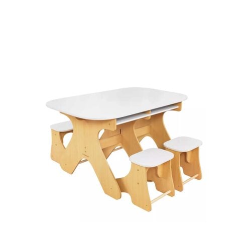 საბავშვო მაგიდა სკამებით Arches Expandable Table & Bench Set KidKraft