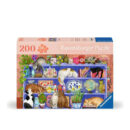 ფაზლი 200 ნაწილით Cats on the shelf Ravensburger