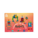 ნაკრები წვრილი კუბიკების 240 ნაწილით Robots Plus-Plus
