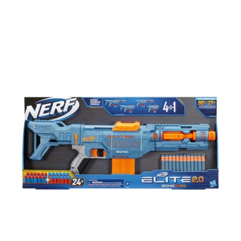 თოფი 4-1-ში, 24 ტყვიით 2.0 Echo CS 10 Blaster  Elite Nerf Hasbro
