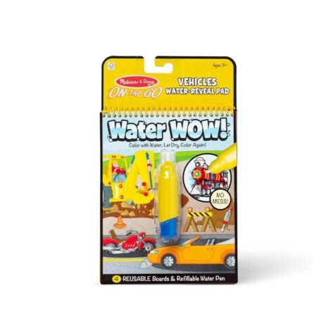 გასაფერადებელი ნაკრები წყლის მარკერით Vehicles Water Wow! Melissa & Doug