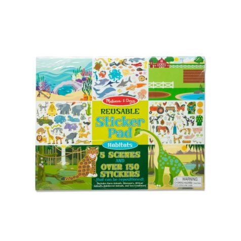 სტიკერების ნაკრები ფერმის ცხოველები 1x150 Melissa & Doug