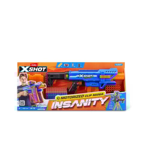Zuru- X-Shot Insanity Insanity Motorized Blaster With 72 Darts