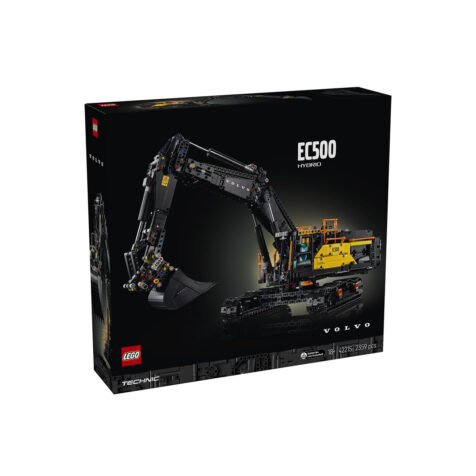 კუბიკების ნაკრები 2359 ერთეული Volvo EC500 Hybrid Excavator Technic Lego 42215