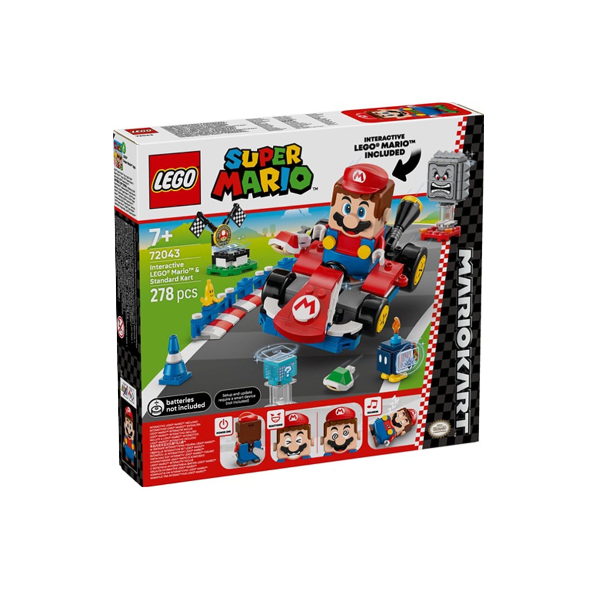 Mario Figure Mario Interactive Lego Set 72043 Lego-Mario Kart