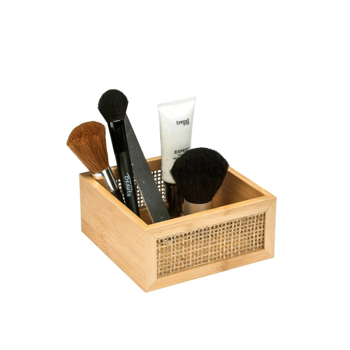 Wenko Bamboo Cosmetic Organizer 15x15x7 CM - Image 3